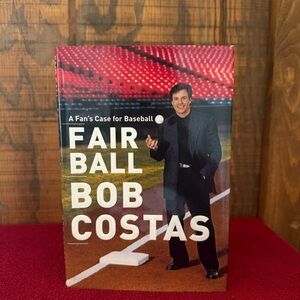 Signed 1st Edition Hardcover Fair Ball Book by Sportscaster Bob Costas